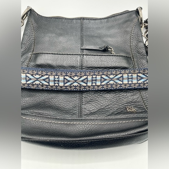 THE SAK Lucia Leather Crossbody Bag and Shoulder Bag Black color. - Picture 14 of 16